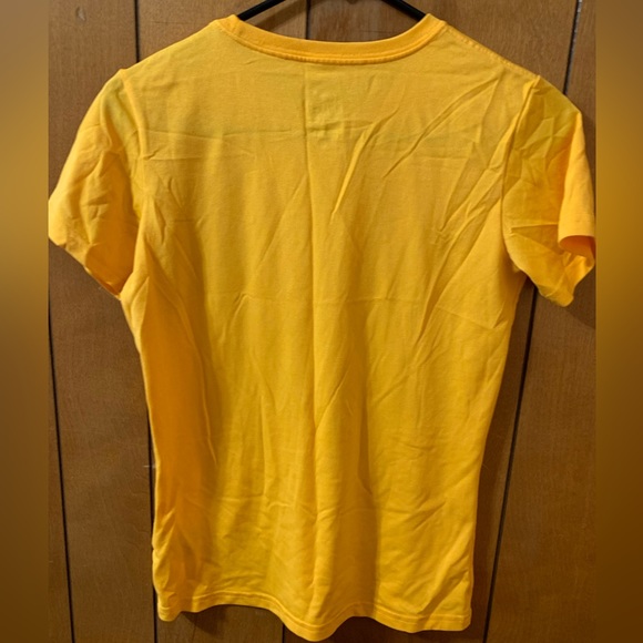 Yellow Nike Dri- Fit Workout Short Sleeve T-shirt Tee Top Shirt Size XS EUC - Picture 6 of 6